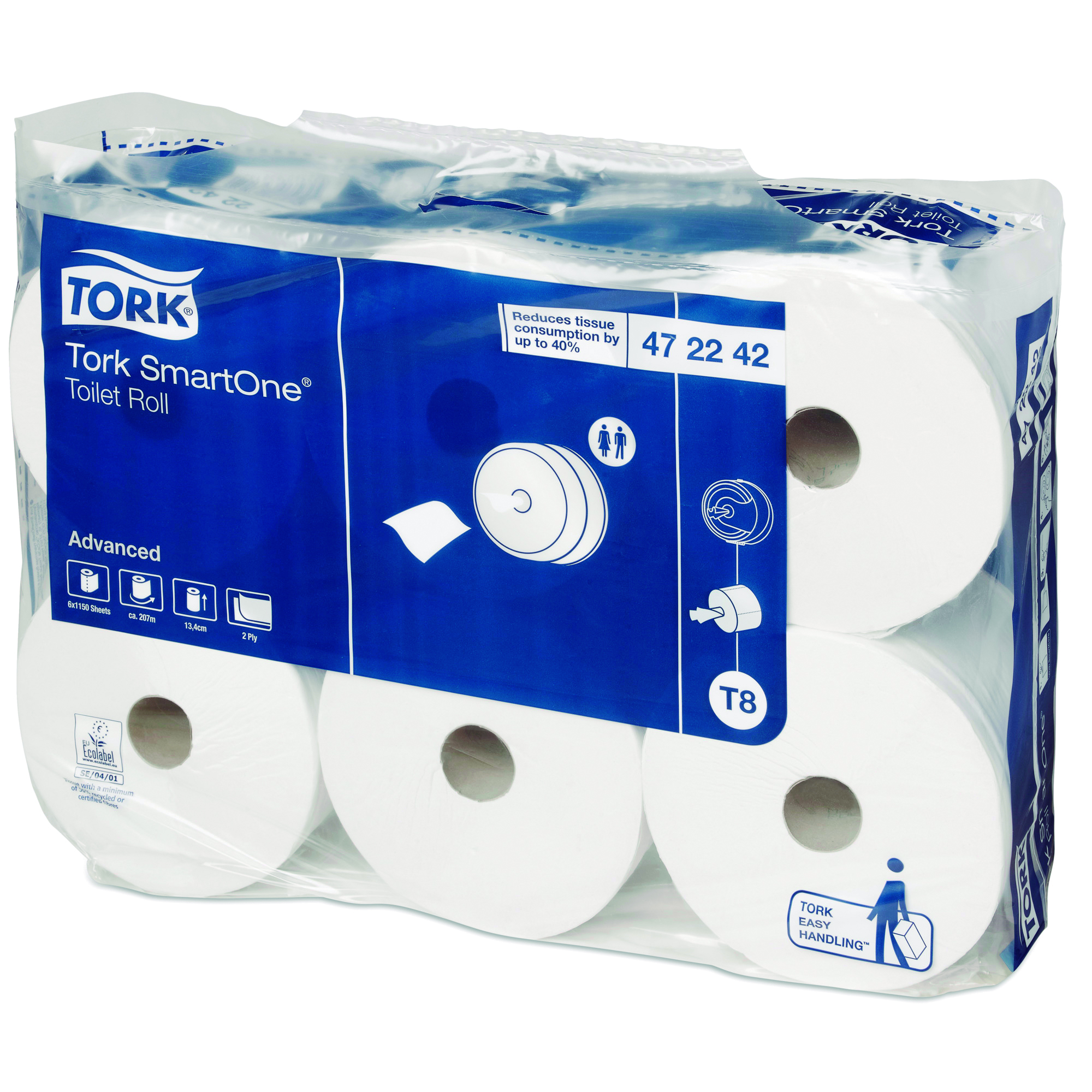 Tork SmartOne® dispensador de papel higiénico - Familia Institucional
