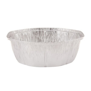 BANDEJA ALUM.CIRCULAR DE POLLO OVALADA 600 uds