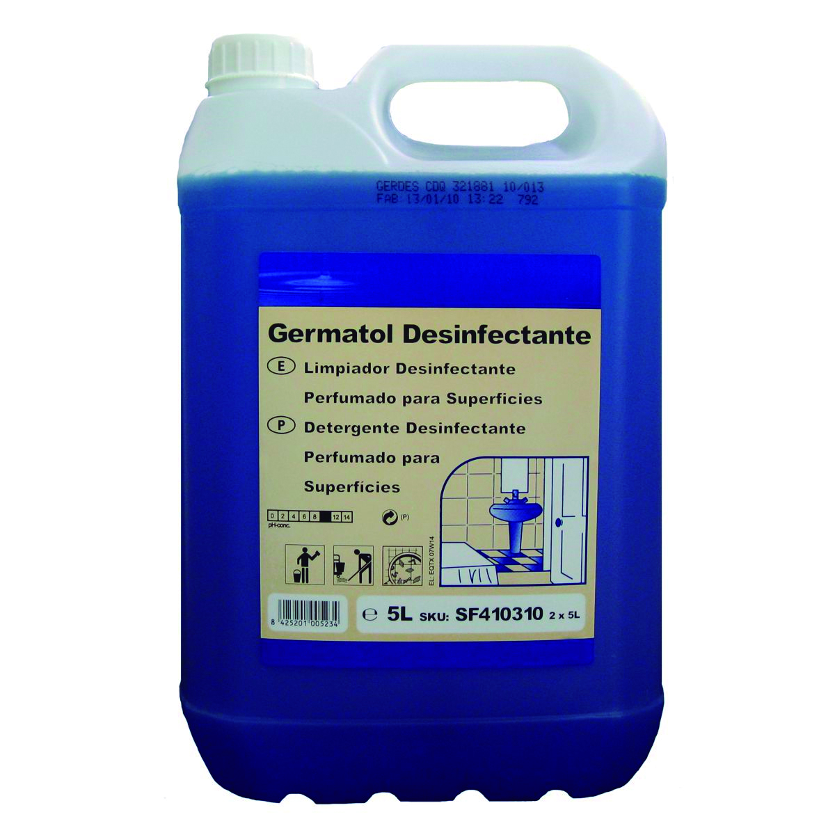GERMATOL LIMPIADOR DESINFECTANTE 5L 100887129