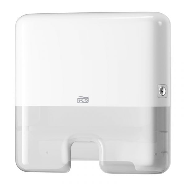 DISPENSADOR TOALLETA H2 MINI BLANCO TORK 552100