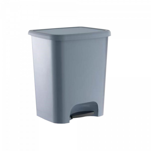 CONTENEDOR CON PEDAL 25L GRIS LY-256R LYTEC