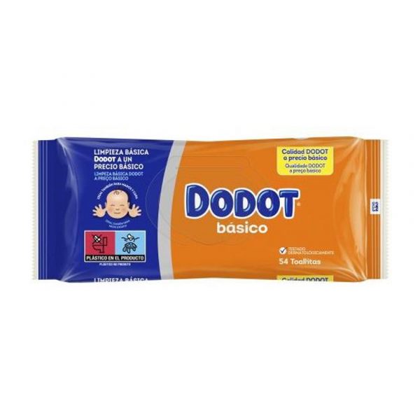 TOALLITAS INFANTILES DODOT BASICO 54ud (C/18)