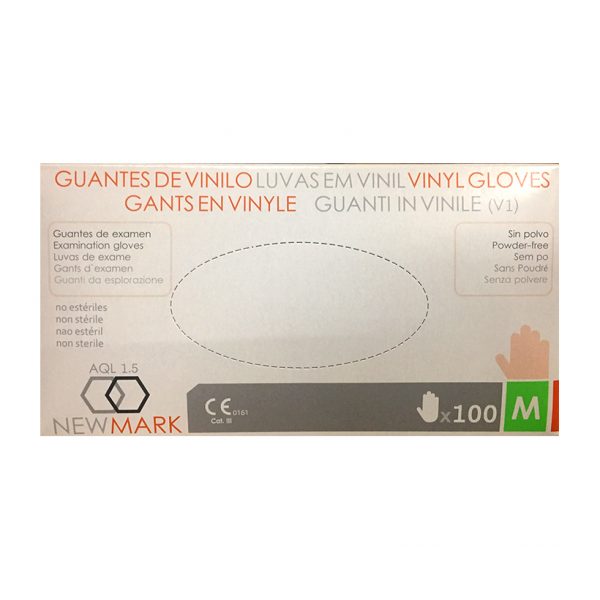 GUANTE VINILO DESECHABLE SIN POLVO T-P