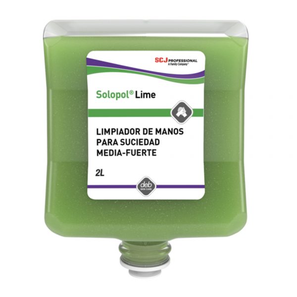 SOLOPOL LIME (4X2LT) LIMPIADOR EXFOLIANTE LIM2LT