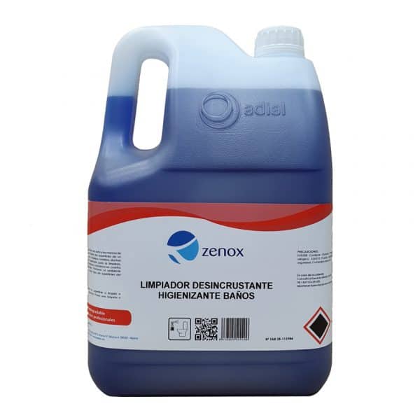 ZENOX LIMPIADOR HIGIEN.+DESINCRUST.BAÑOS 5LTS