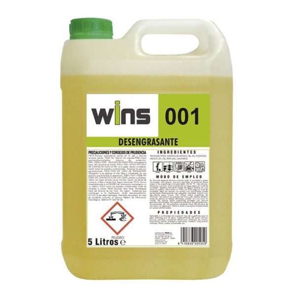 DESENGRASANTE WINS 001 5L VINFER (C/4)  L331G05007