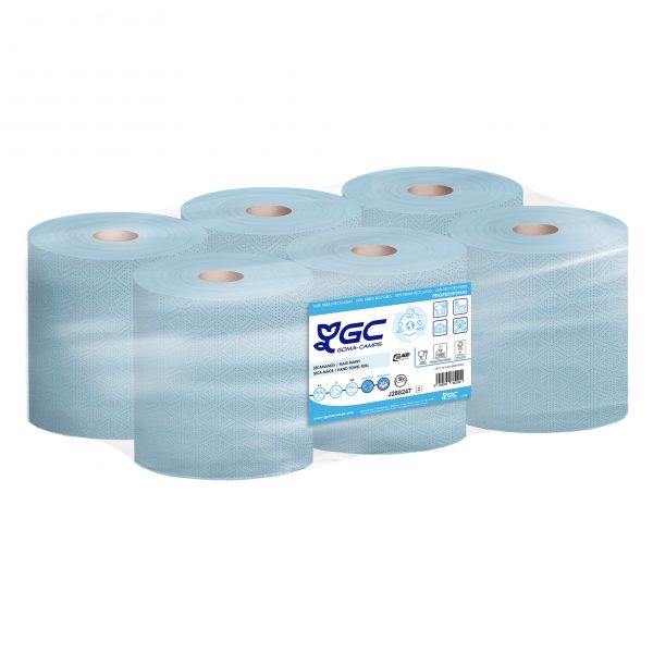 PAPEL MECHA D/C 150Mx212mm. 6R AZUL        J288292
