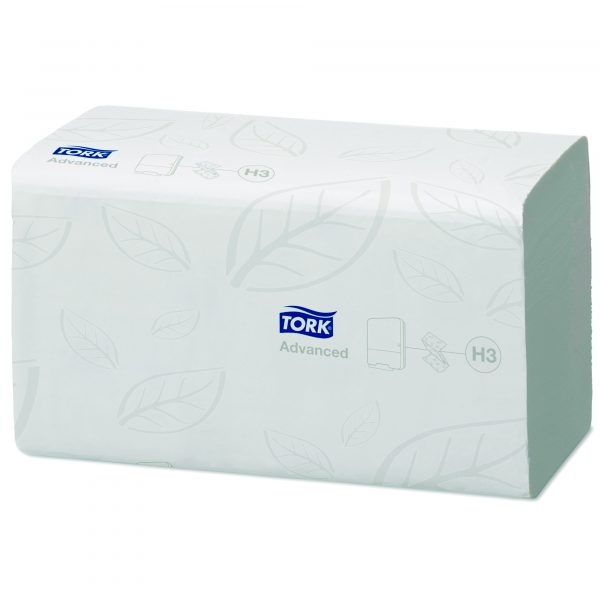 TOALLETA ZZ TORK BLANCA D/C 23X25 3750uds  290163