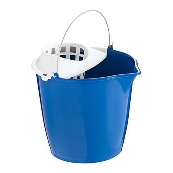 CUBO 12L. C/ESCURRIDOR ASA METALICA REF.09069 ECO