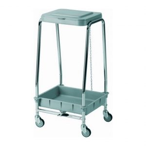 CARRO GALINDO MOD.360/4 INOX TAPA/BANDEJA/PEDAL