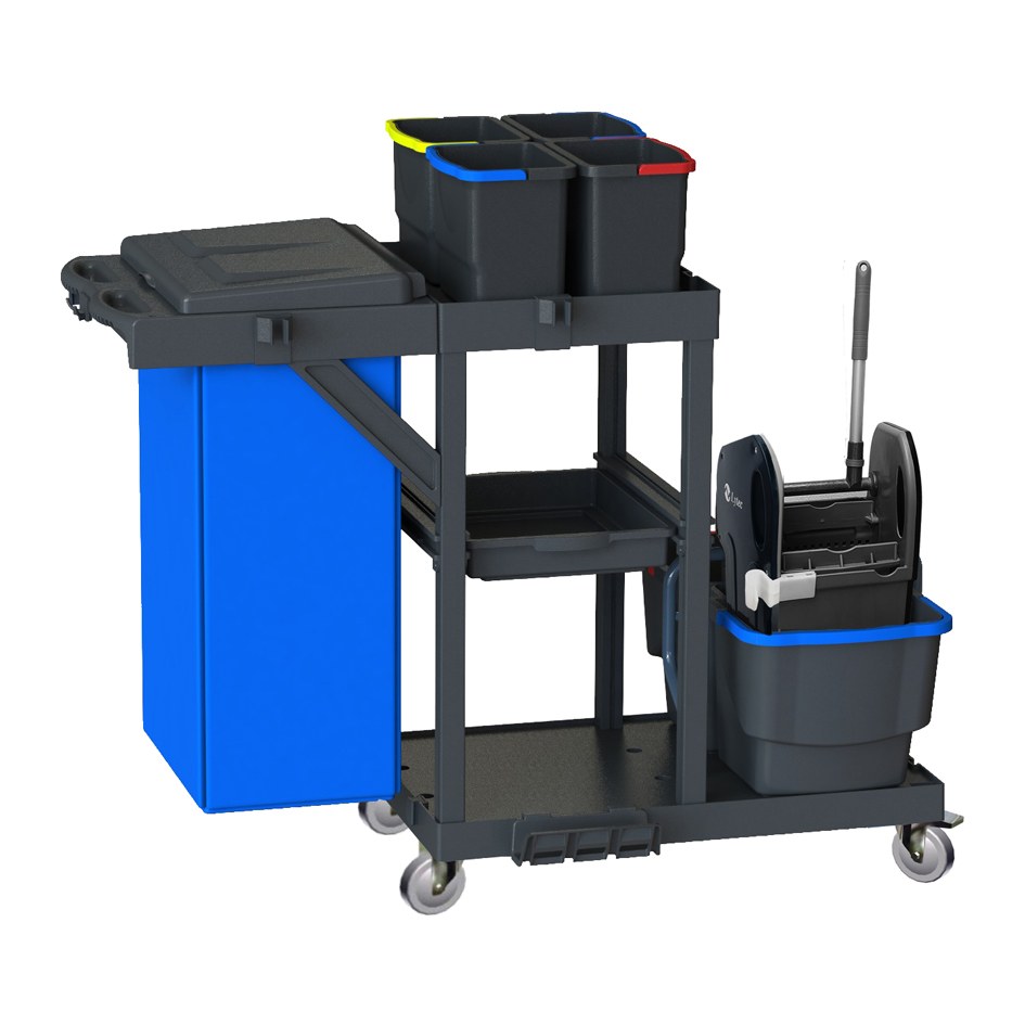 CARRO ABIERTO LIMPIEZA LYTEC STAFF COMPLETO C471