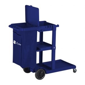 CARRO LIMPIEZA AZUL EcoLytec CON TAPA AF08160TB