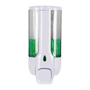 DOSIFICADOR JABON 350ML. TRANSPARENTE ABS   L-1628