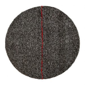 DISCO DE LANA DE ACERO AKRON 17" ROJO     REF 6243