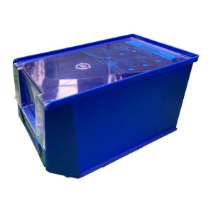 CAJA PLASTICO EXPRESS VILEDA AZUL       ref:101103