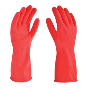 GUANTE LATEX SATINADO ROJO T-L        REF 11752021