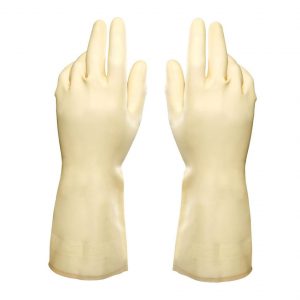 GUANTE LATEX SATINADO CARAMELO T-9(G)