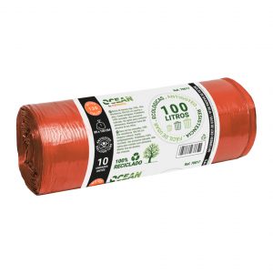 BOLSA BASURA 85x105 ROJA G.150 Rollo 10  (C/30)