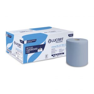 BOBINA SECAMANOS IDENTITY LUCART AZUL C/6 861058E