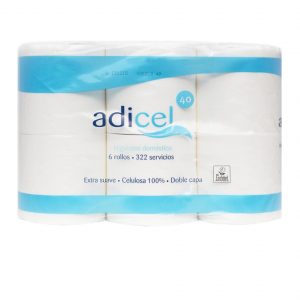 PAPEL HIGIENICO ADICEL 40Mts  42 ROLLOS   811E33