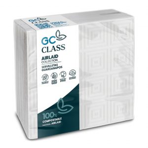 SERVILLETA 40x40 LUXE BLANCA C/600 ud. GC T221436