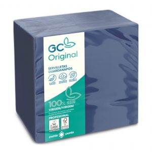 SERVILLETA 40x40 D/C MICROP.AZUL C/2000ud T222152