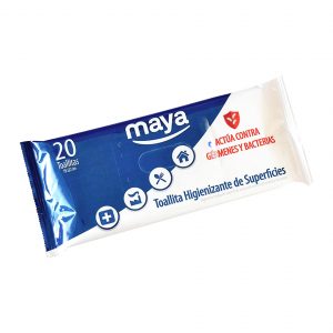 TOALLITAS HIGIENIZANTES SUPERFICIES DDX pack20