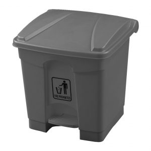 CONTENEDOR 30L GRIS C/PEDAL AF07330 LYTEC