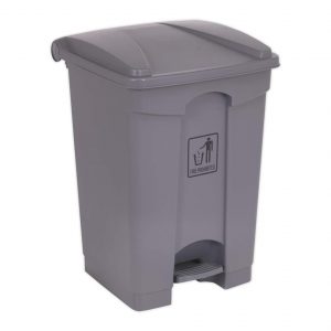 CONTENEDOR DE 87L GRIS (CUBO + PEDAL)