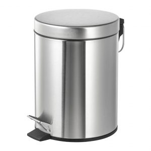 PAPELERA PEDAL LYTEC INOX. BRILLO 5L.