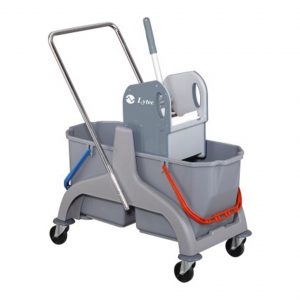 CUBO TANK DOBLE 2X18L DELTA CON PRENSA SCPEC36D