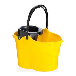 CUBO + ESCURRIDOR OVALADO 15 L AMARILLO 09050