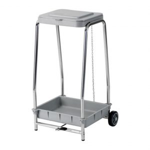 CARRO GALINDO MOD.360/4 INOX TAPA/BANDEJA/PEDAL