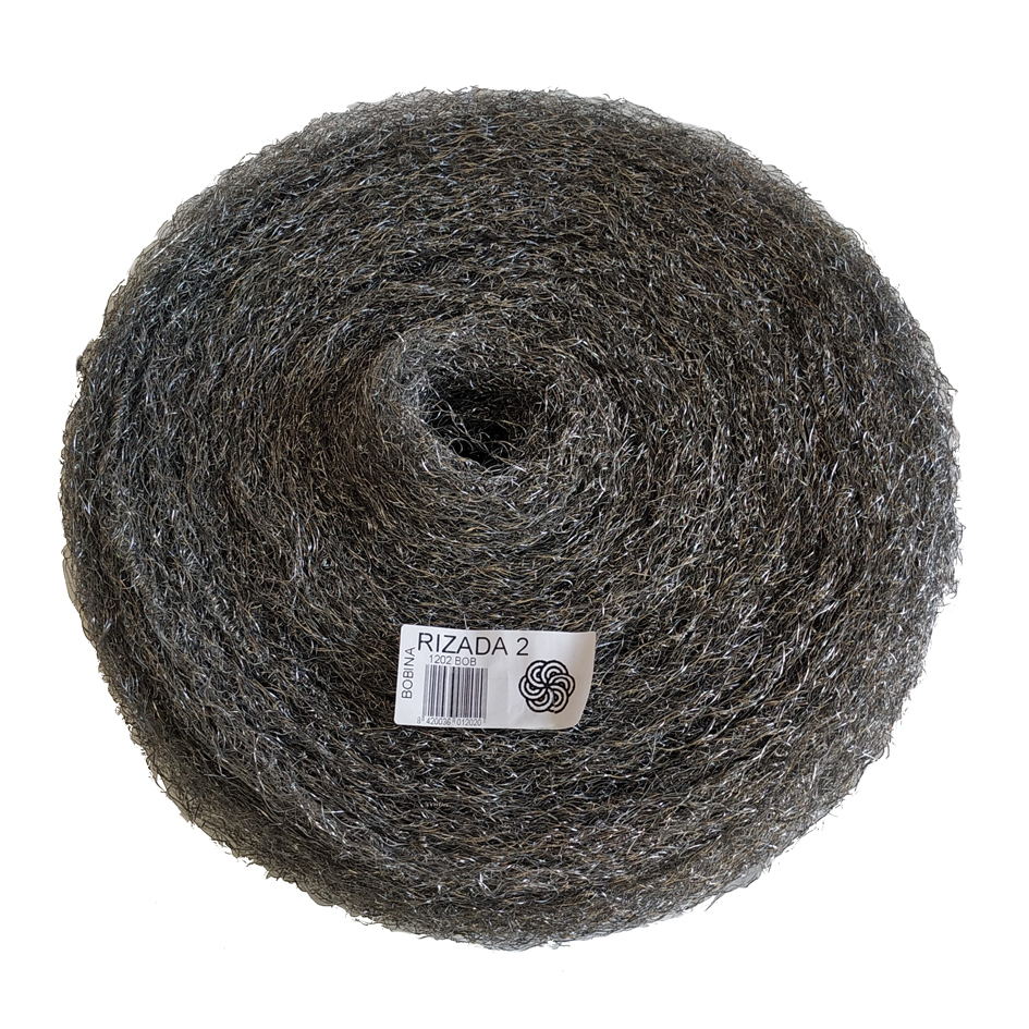 LANA DE ACERO RIZADA Nº2 2,5kG S/4