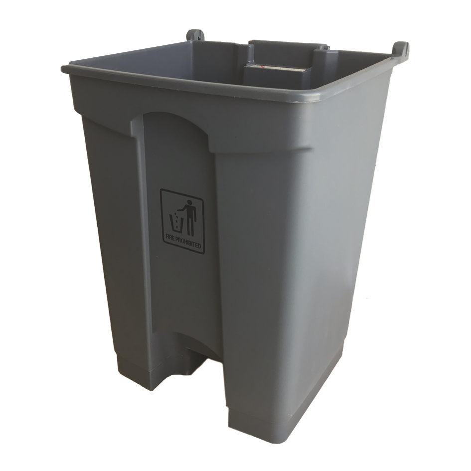 CONTENEDOR DE 87L GRIS (CUBO + PEDAL)