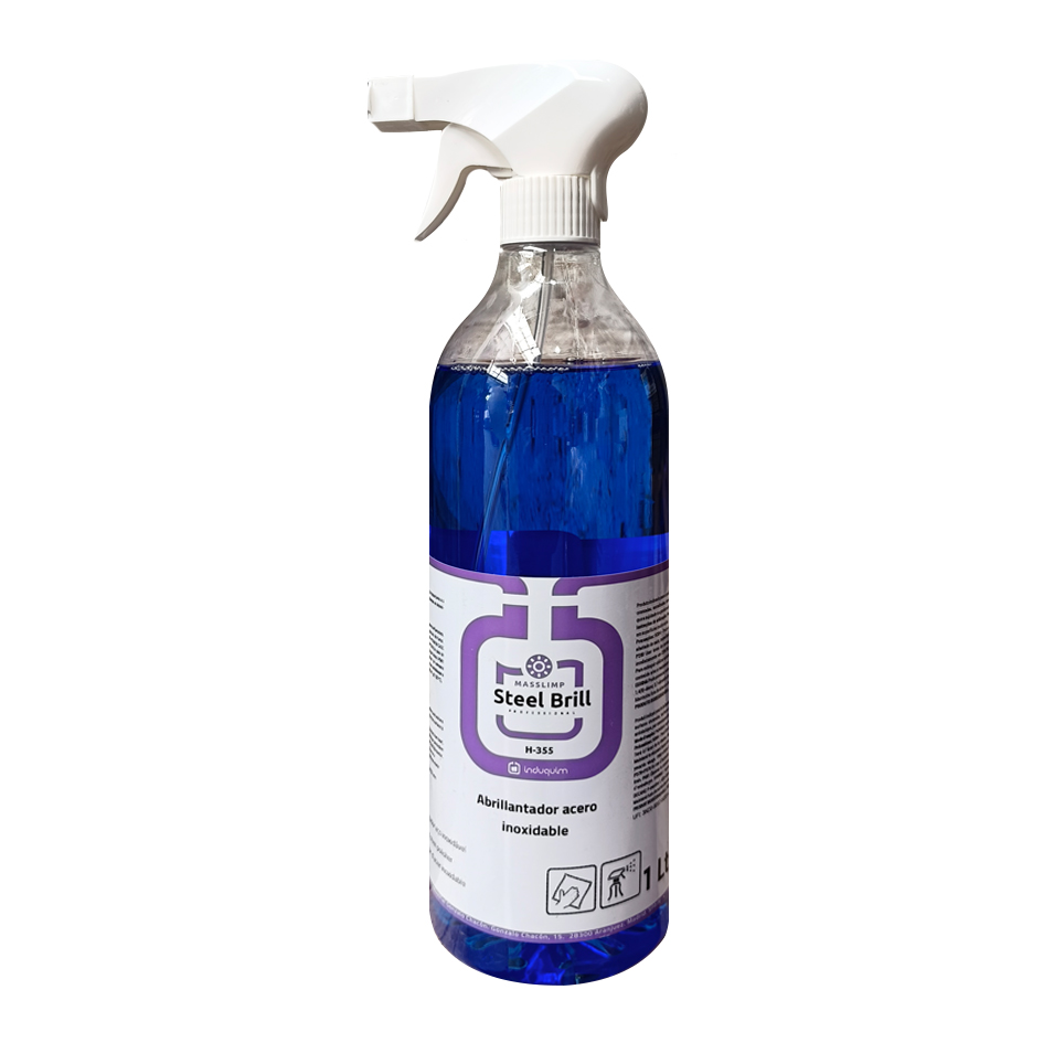 LIMPIADOR ACERO INOX H-355 1L C/PULVER (C/12)