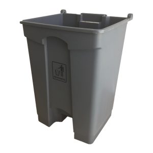 CONTENEDOR DE 87L GRIS (CUBO + PEDAL)