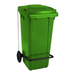 CONTENEDOR 120L MOVE CON PEDAL VERDE LYTEC