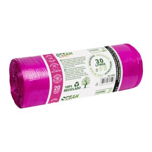 BOLSA AUTOCIERRE 55X60 ROSA ROLLO 20 (C/50)